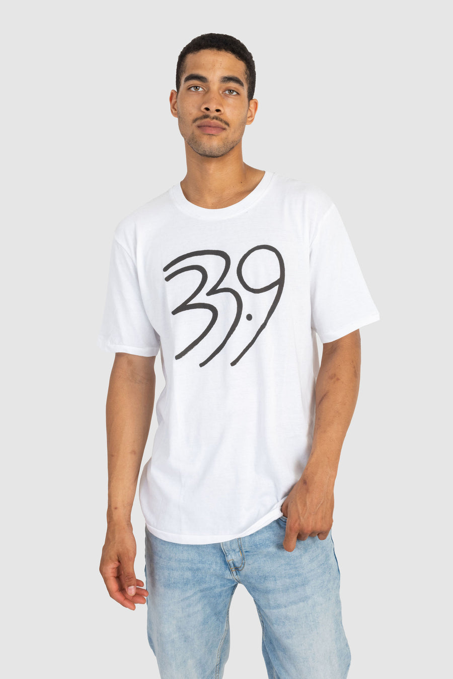 Guys White 33.9 T-shirt