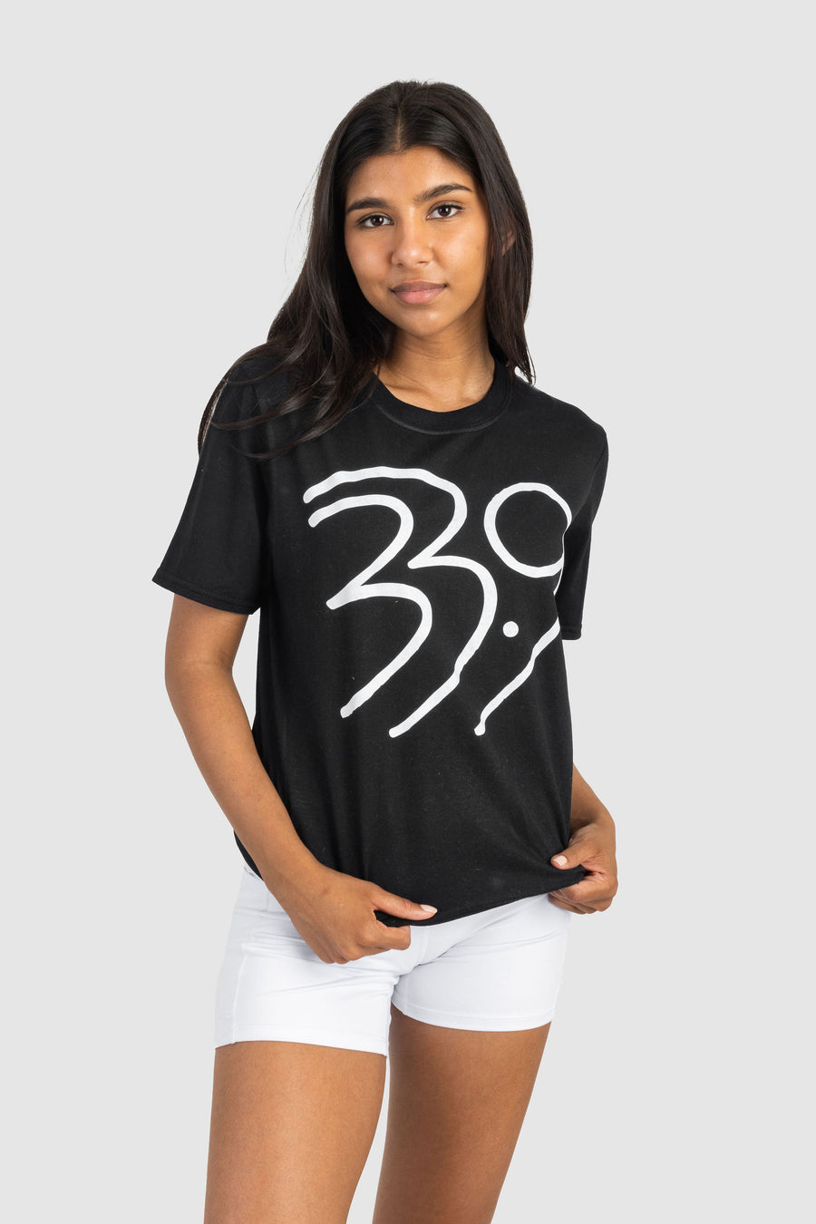 Girls Black 33.9 T-shirt