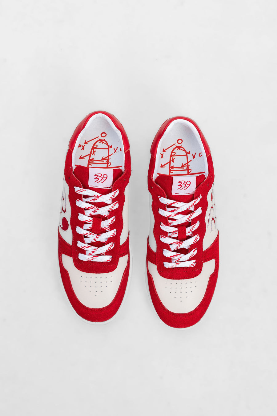 Elite Edition Women's Sneaker in Red - Main Image
