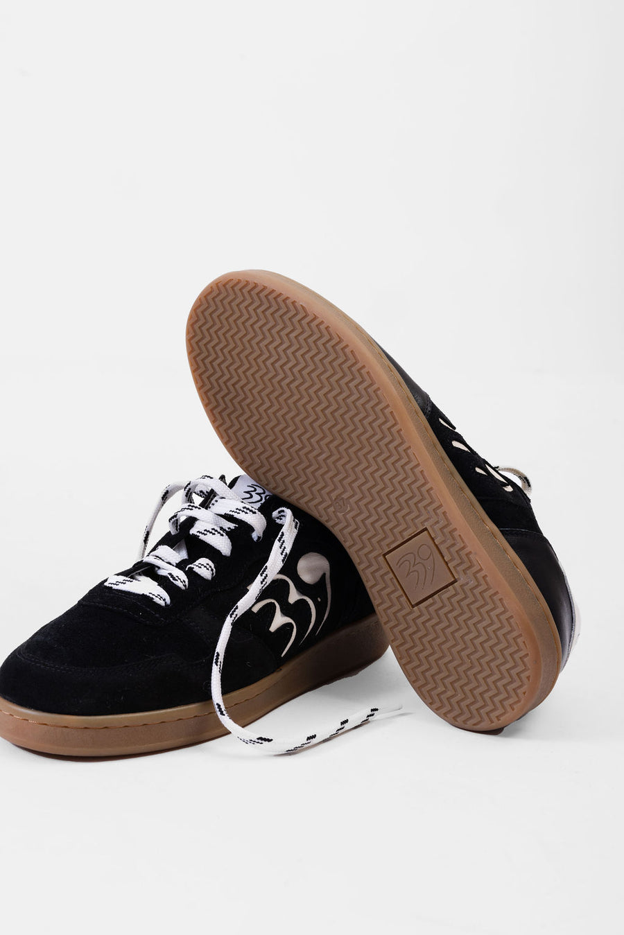 The Classic Women's Sneaker in Black Suede