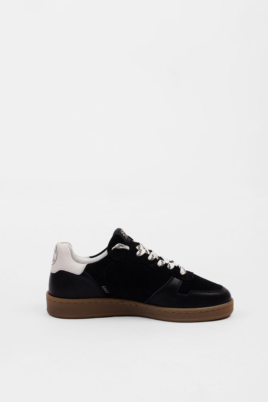 The Classic Women's Sneaker in Black Suede