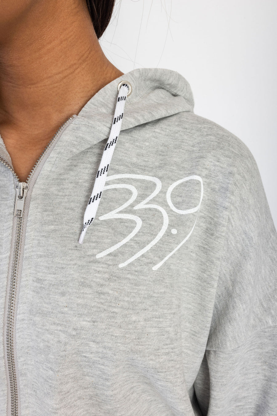 Cropped Grey Hoodie - 33.9