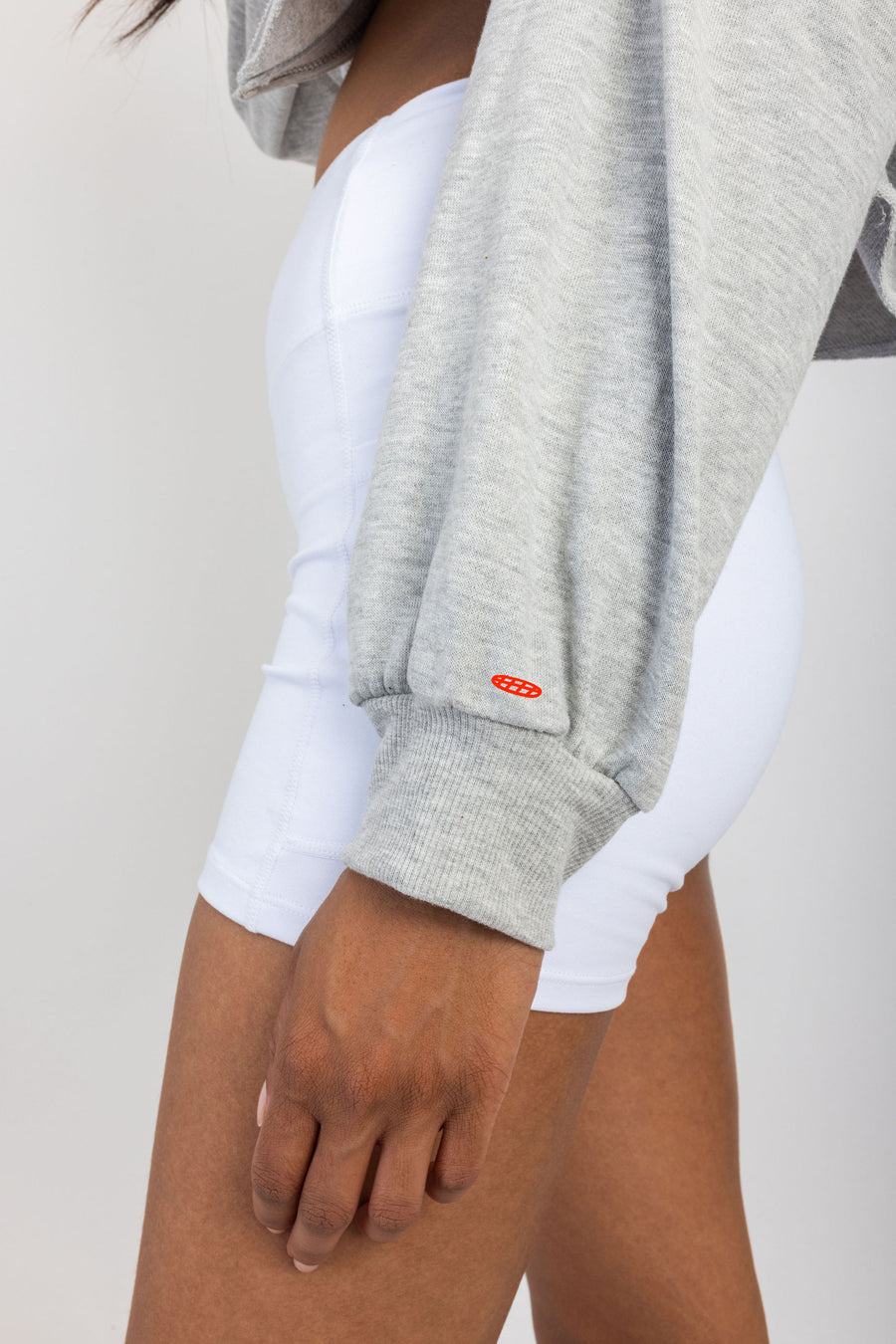 Cropped Grey Hoodie - 33.9
